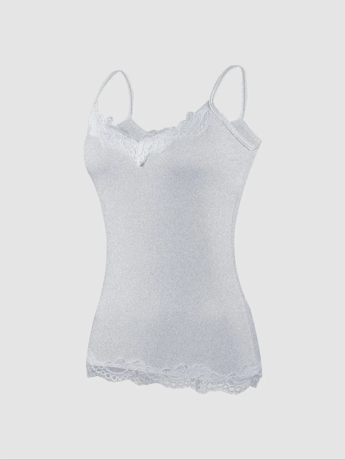 Women's Contrast Lace Cami Top, Bodycon Tank Top, Elegant Sleeveless Cami, Casual Soft Comfortable Breathable Sleeveless Spaghetti Strap Top for Daily Wear, Ladies Sleepwear for All Seasons, Clothing - TikTok Shop Women's Contrast Lace Cami Top, Bodycon Tank Top, Elegant Sleeveless Cami, Casual Soft Comfortable Breathable Sleeveless Spaghetti Strap Top for Daily Wear, Ladies Sleepwear for All Seasons, Clothing - TikTok Shop