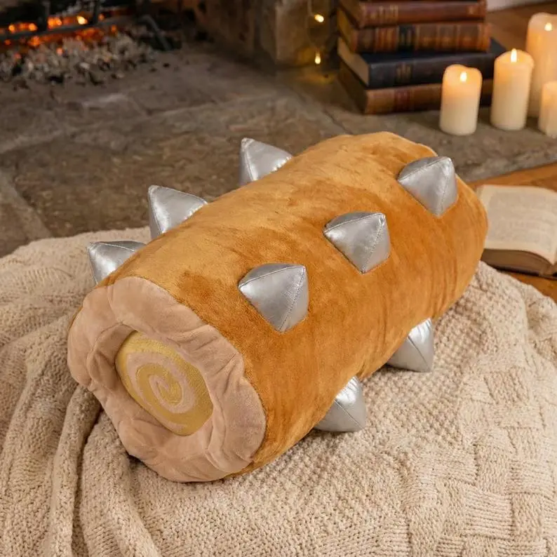 35cm Gaming Theme Clashed Royale Log Rolling Wood Plush Doll, Short Plush PP Cotton Pillow, House Decoration, Birthday Gift (Stress Relief Classic & Novelty Toy), 8-10 Years
