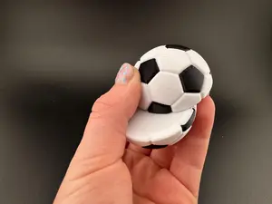 Soccer Ball Fidget Slider | EDC Fidget Toy | Perfect for Tactile Play & Focus | Pocket Slider