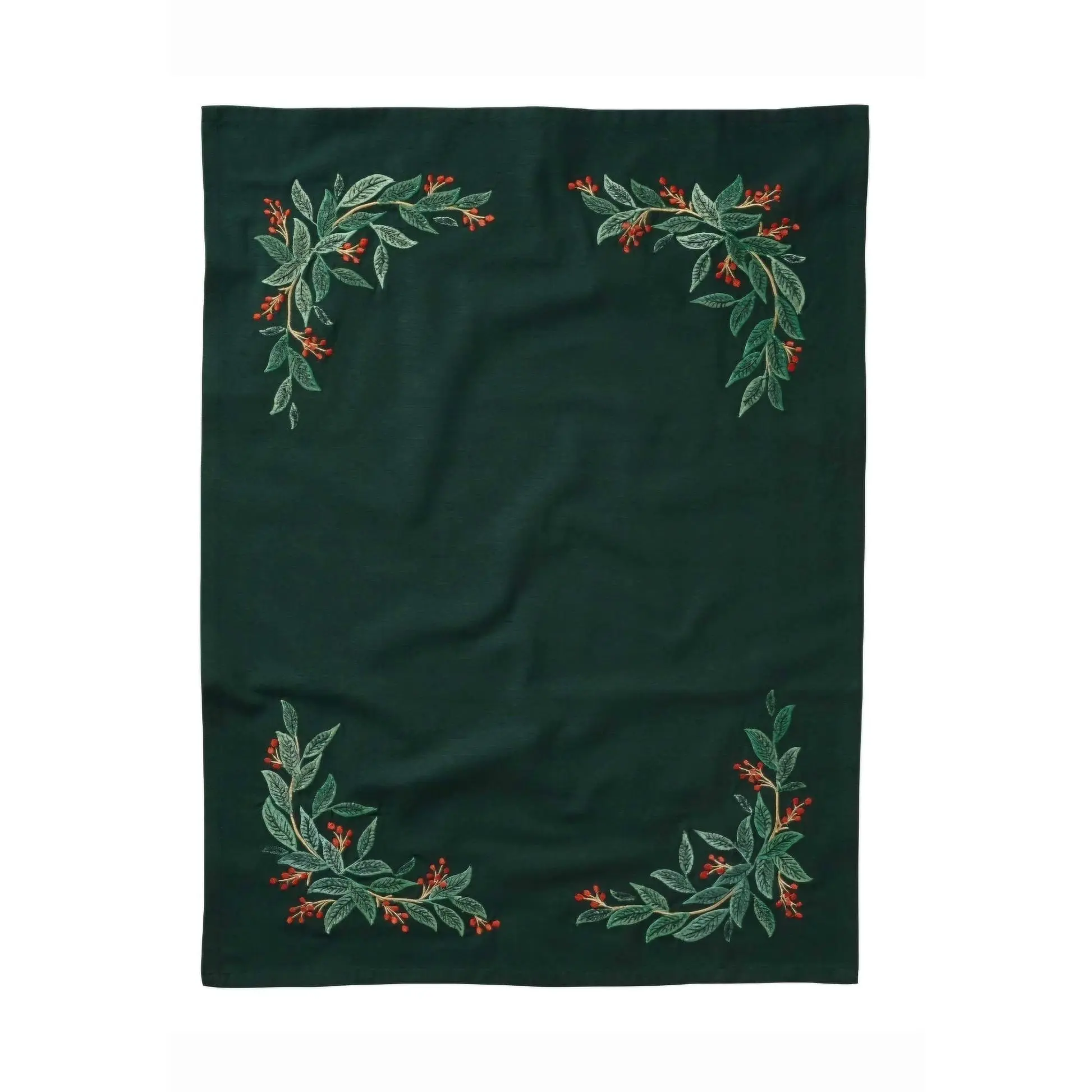 Rifle Paper- Willowberry Embroidered Tea Towel