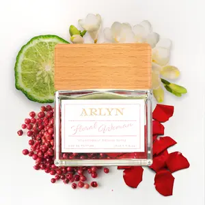 Floral Woman, Arlyn, Women Perfume, Eau de Parfum, Pink Pepper-Freesia Lily-Amber, Long-Lasting, Vegan, Cruelty-Free, Made in USA – 50 ml | 1.7 Oz