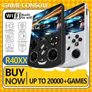 Authentic R40xx Handheld Retro Gaming Console Wi-Fi Edition 4.2-inch HD Screen Quad-Core Processor 20000+ Games Emulators Rechargeable Ideal Holiday Gift - Protection