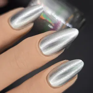 Quicksilver | Silver Metallic Nail Polish by Drunk Fairy Polish