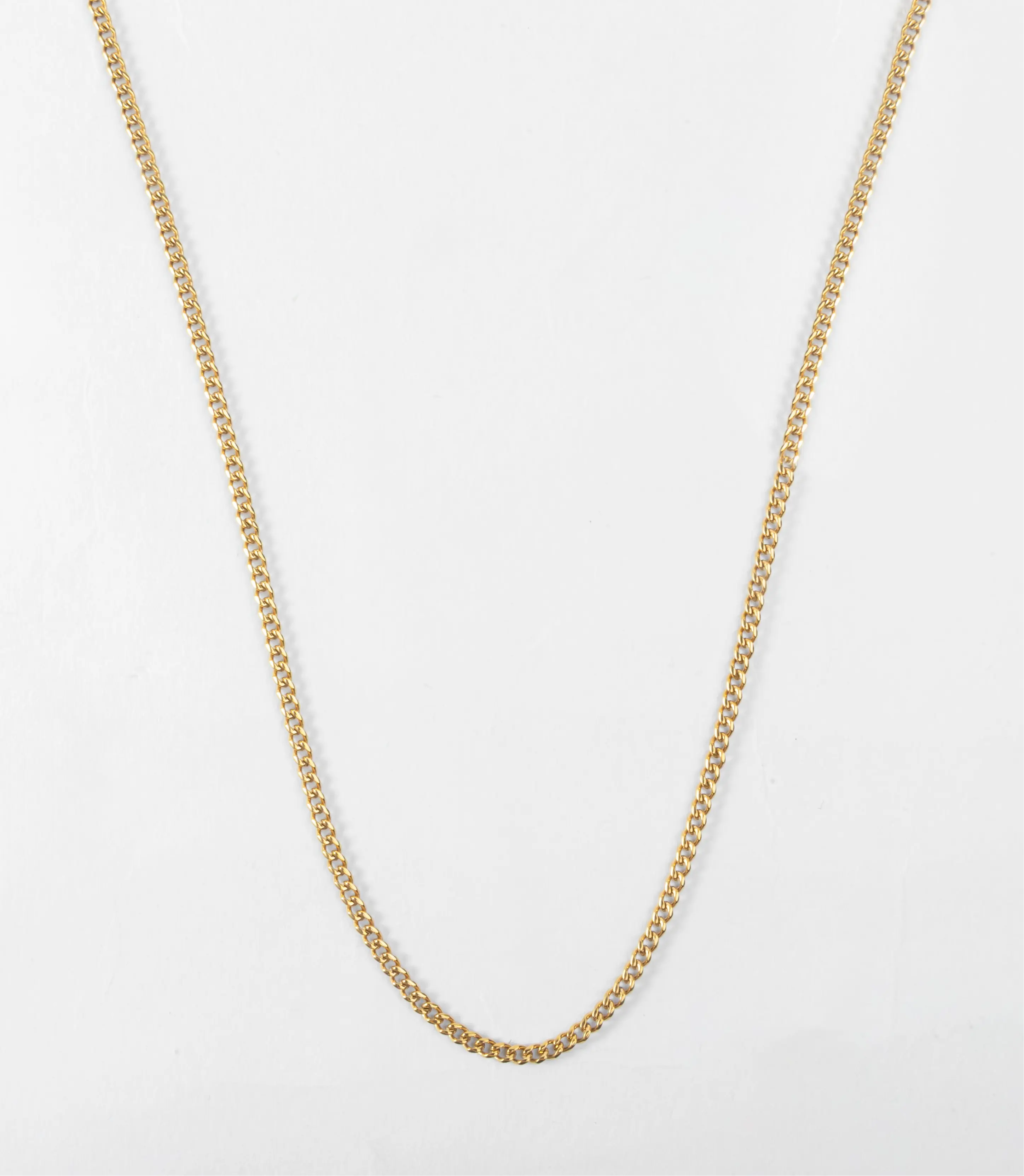 Cuban Chain (Gold) 3MM - 21.5 Inches