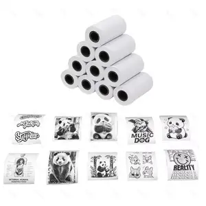 Mini Portable Instant Camera Printer Paper, HD Photography for Kids, 10 Rolls, Supports Digital Camera, Perfect Gift for Christmas, New Year & Party