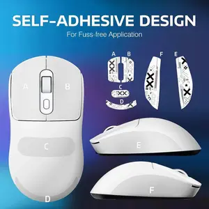 T-WOLF X8 Dual-Mode Wireless Mouse (2.4G+BT5.0) – Comes with Self-Adhesive Trendy Graffiti Stickers for Personal Style, Silent Clicks, Rechargeable, Lightweight Ergonomic Grip, Ideal for Laptops, Tablets & PC