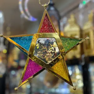 Hangable Glass Star