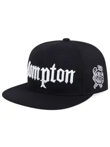 2025 Personalized Fashion New Flat brimmed Hat Compton Embroidered Skateboarding Hat Outdoor Sports Sunshade Hat Daily Leisure Commuting Decorative Hat Street Pop Hip Hop Hat Male Female Adjustable Baseball, Flatbill Snapback Hat Adjustable Stylish Hat
