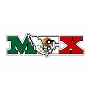 Mexico Flag  Escudo Decal