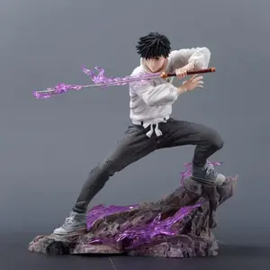Jujutsu Kaisen  Yuta Okkotsu Battle Figure with 2 Heads, 21cm PVC Anime Statue with Purple Cursed Energy Effect, Collectible Model for Fans