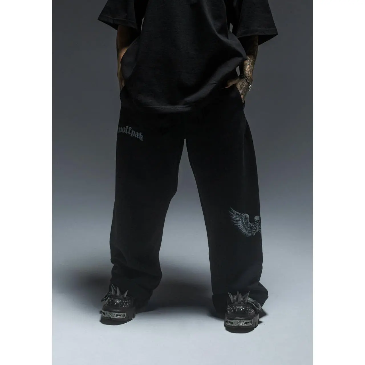 Deathwing Wide Leg Sweat Pants Deathwing Wide Leg Sweat Pants