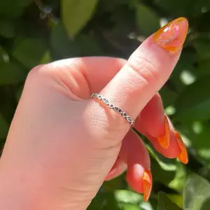 925 sterling silver stacking band size 11