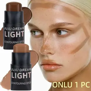 Concealer, Contour Stick & Foundation — Full Coverage for Dark Circles & Acne, Waterproof Sweatproof Oil-Control, Long-Lasting Natural Finish, Lightweight, Multi-Use Base for Daily, Party, Halloween & Christmas, Easy Apply, Unisex, Safe Certified