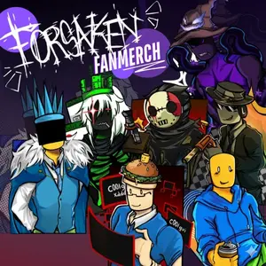FORSAKEN Acrylic Keychains - ROBLOX Keyring, Azure 007N7, 1x1x1x1 Keychains
