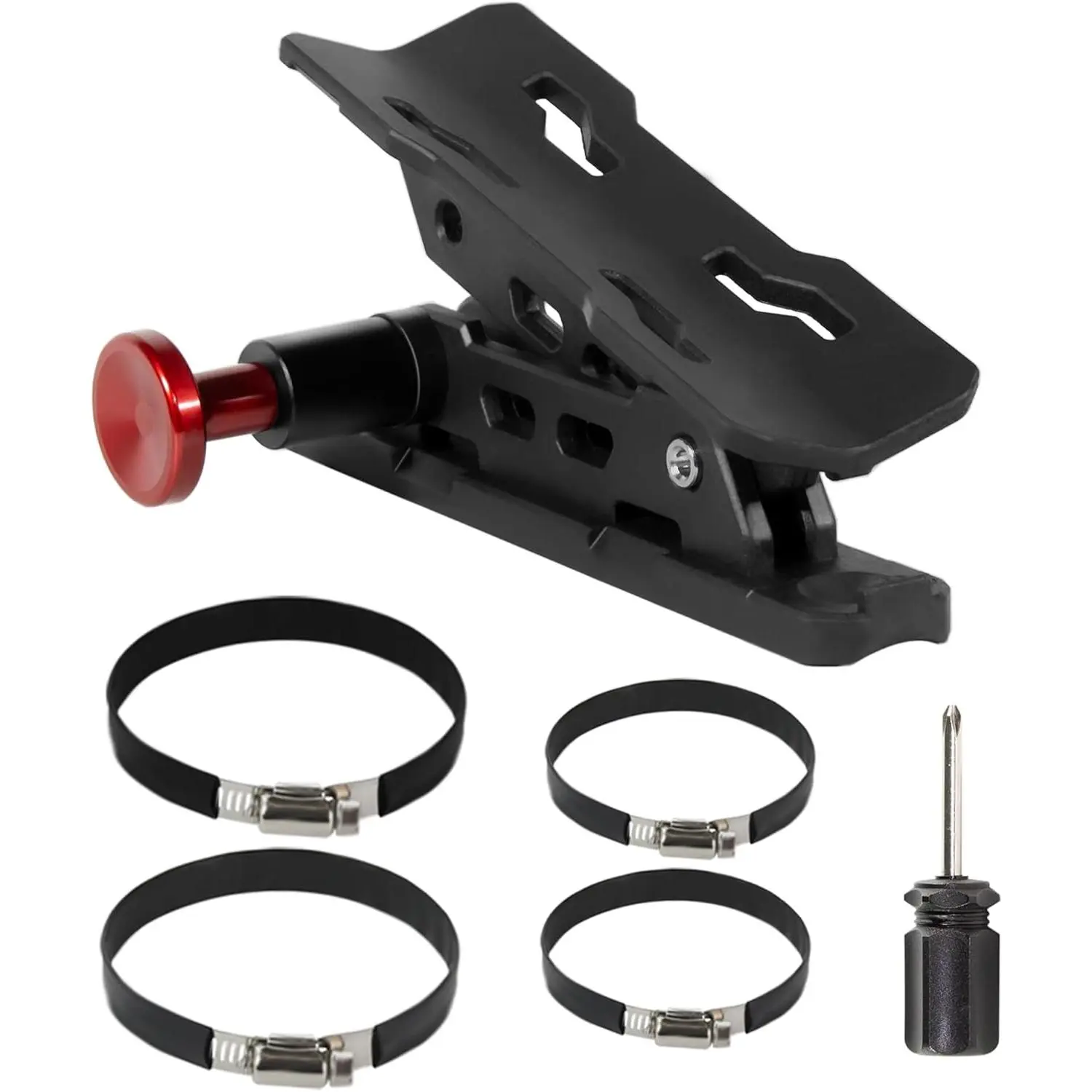 Fire Extinguisher Mount Holder - Quick Release Fire Extinguisher Bracket for   JT, TJ, JL, JKU, UTV, Polaris RZR, Ranger, Can-Am X3, Yamaha, ATV, Tractor - -Resistant