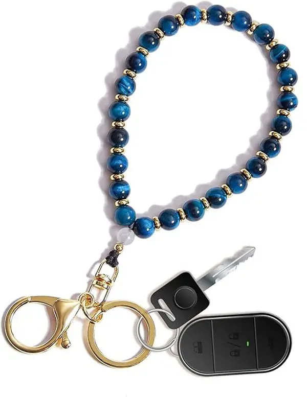 Keychain Wristlet 14k Gold Wrist Keychain Bracelet Cute Keychain Accessories Car Key Chain Bracelet for Women