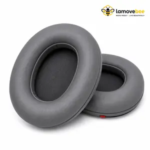 Replacement Ear Pads Compatible with Beats Studio 3 Wireless, Premium Protein Leather & Memory Foam Ear Cushions, Titanium Grey