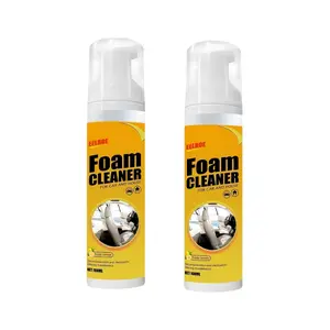 Multipurpose Foam Cleaner Spray 100ml, Foam Cleaner for car and House Lemon Flavor, All-Purpose Household Cleaners for Car and Kitchen Hand