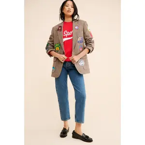 All Patched Up Tweed Blazer