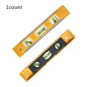 Mini Level Tool Magnetic Portable High Precision Bubble Measure Home Decoration Measurement Tools Multi-Angle Design Ideal for DIY Projects