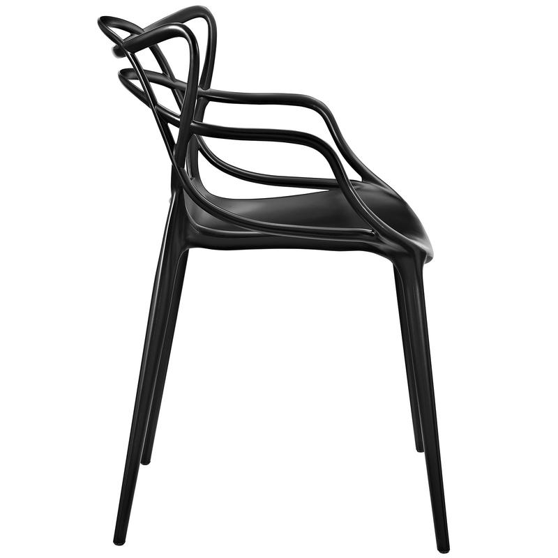 Modway Entangled Dining Armchair in Black