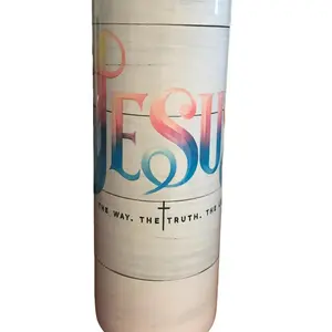 Jesus, the way the truth and the life sublimation tumbler. Elevate your sips with our 30oz Jesus Tumbler. This tumbler expresses your love for Jesus style while enjoying your favorite drinks. Sleek, stylish design.,