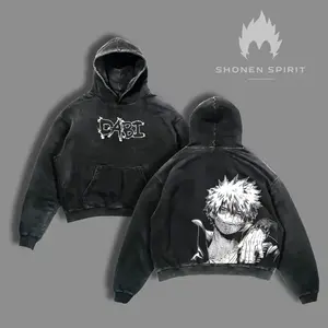 Dabi Washed Apparel, My Hero Academia Merch, League Of Villains Clothes, Vintage Washed Oversized Tee/Hoodie, Blue Flame Graphic, Touya Todoroki Fashion.