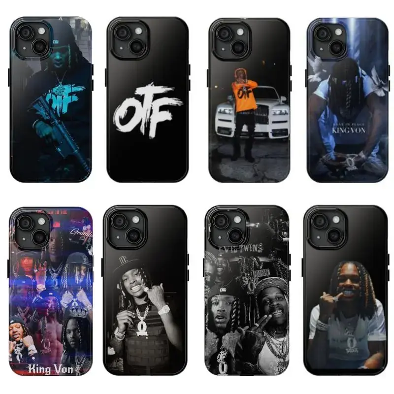 King Von Collection Multi-Model Plastic Hard Shell Smartphone Casing - Shockproof, Drop-Resistant Protection Accessory for iPhone 17/16/15/14/13/12/11 Pro Max/Plus & Samsung Galaxy S23FE/22/23/24/25 Devices