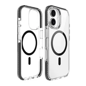Magnetic Case for iPhone 17、17 pro、17air / Ultra-Light, High Transparency, Double Protection, Shock Absorption, MagSafe Compatible