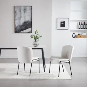 HAOYYE Heng Ming Iron Foot Dining Chair Set With No Armrest And High Back Design, Sturdy Heavy Duty Space-Saving Chairs For Dining Room, Living Room, Balcony, Dorm Room And Adult Home Use, Featuring Modern Industrial Style And Easy Assembly