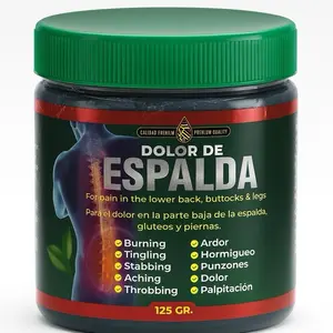 Dolor de Espalda Gel 125g Rapid Relief for Lower Back Buttocks & Legs Moisturizer Skin Repair Burning Tingling Stabbing Aching Throbbing Healthcare Therapeutic