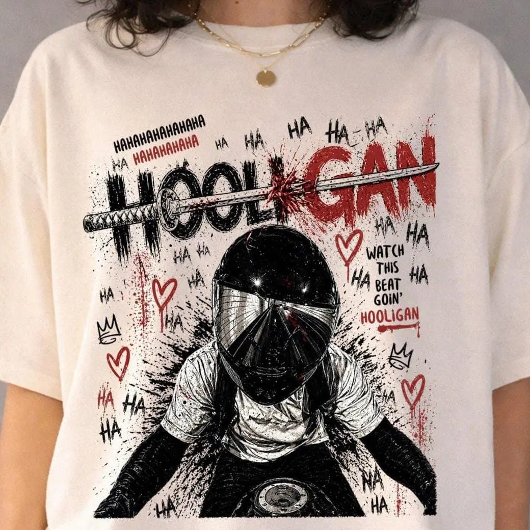 Hooligan Rider Shirt, K-Pop Arirang Street Style Gang Graphic Tee, Army Fan Gift, World Tour 2026, Gift For Music Lover, Merch For Army