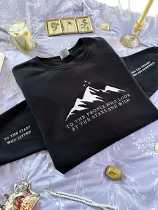 Velaris Embroidered Sweatshirt,Velaris City Of Starlight Embroidered Hoodie,City of Starlight,SJM sweater,The Night Court Shirt,ACOTAR Shirt