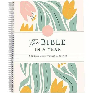 The Bible In A Year For Women,Spiral Bible,52 Week Bible Study Planner,A Daily Bibles Study Workbook With Note Taking Space For Guided Reading Plan,Bible Study Guide,Bible Book For Women(A4 Size)