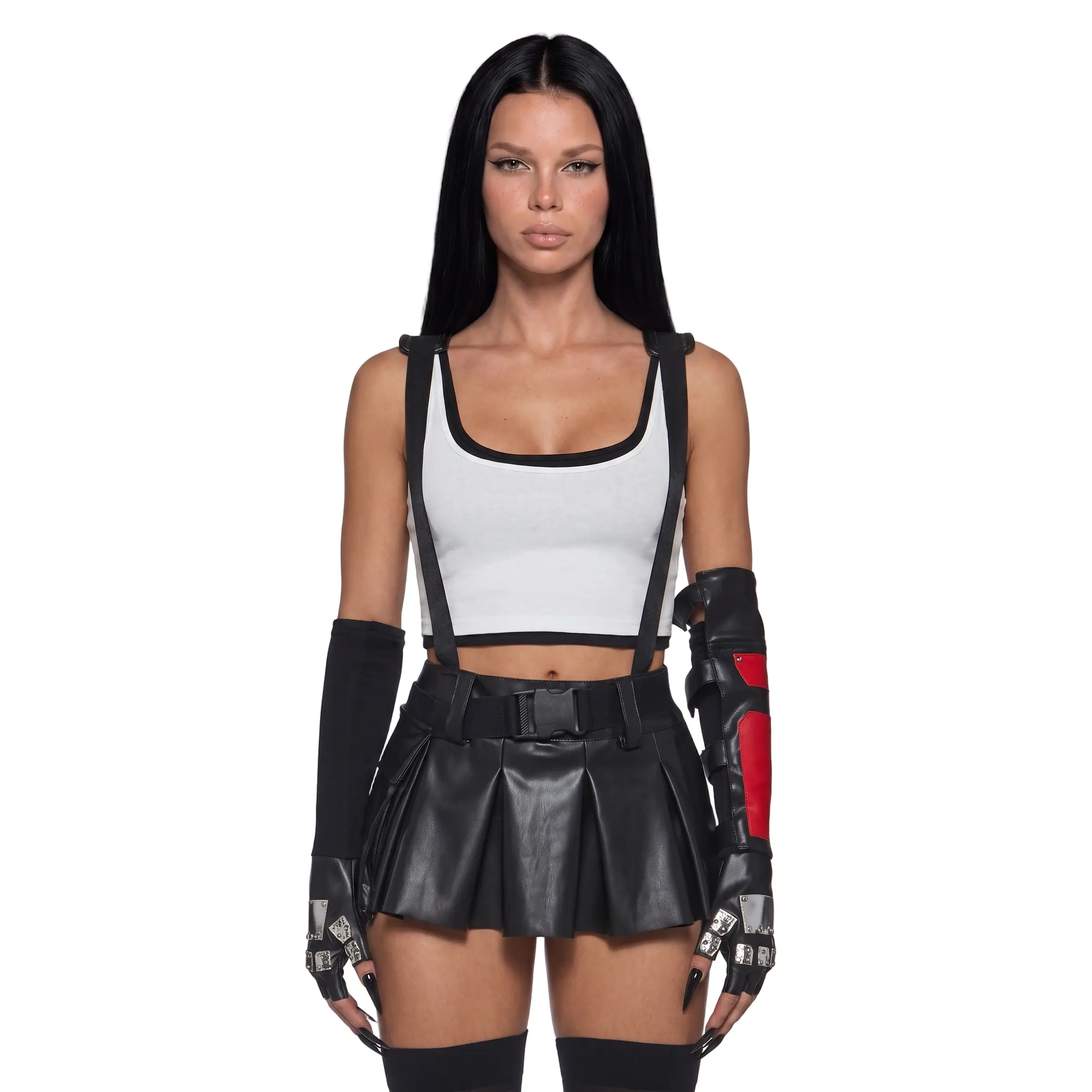 Fantasy Fighter Game Costume