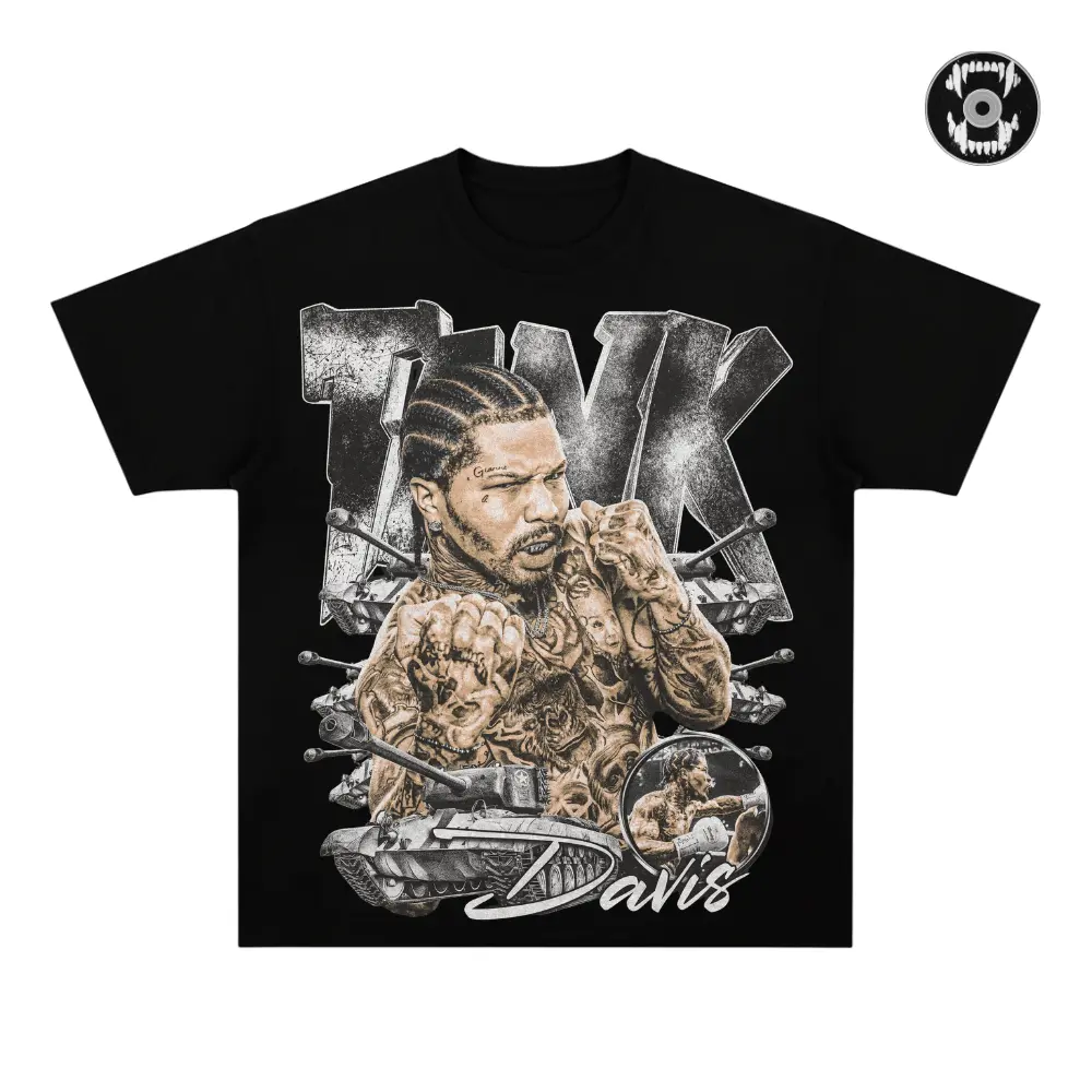 Tank Davis Vintage Boxing T-Shirt, Gervonta “Tank” Davis Graphic Tee, Boxing Fan Shirt, Lightweight Champion Sports Tee, Retro Fighter Bootleg Style Shirt, Gift for Boxing Fans, Unisex Cotton Tee Hoodie Sweatshirt