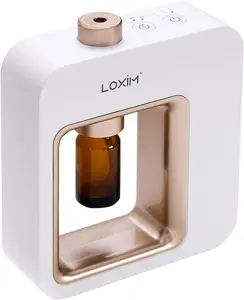 LOXIM Essential Oil Diffusers - Waterless Aromatherapy Diffuser, Nebulizing Full Spectrum Oil Adaptability, Aroma Scent Machine, Cordless, Portable, Battery Operated