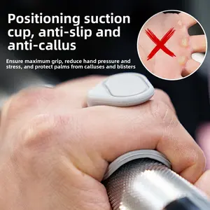New silicone hand grip pads for fitness, non-slip, convenient for sports, prevents calluses, suitable for pull-up equipment training and weightlifting grips