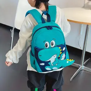 Cartoon Dinosaur Backpack for Boys and Girls Aged 3-6, Lightweight and Cute with Random Zipper Pulls for the New School Season