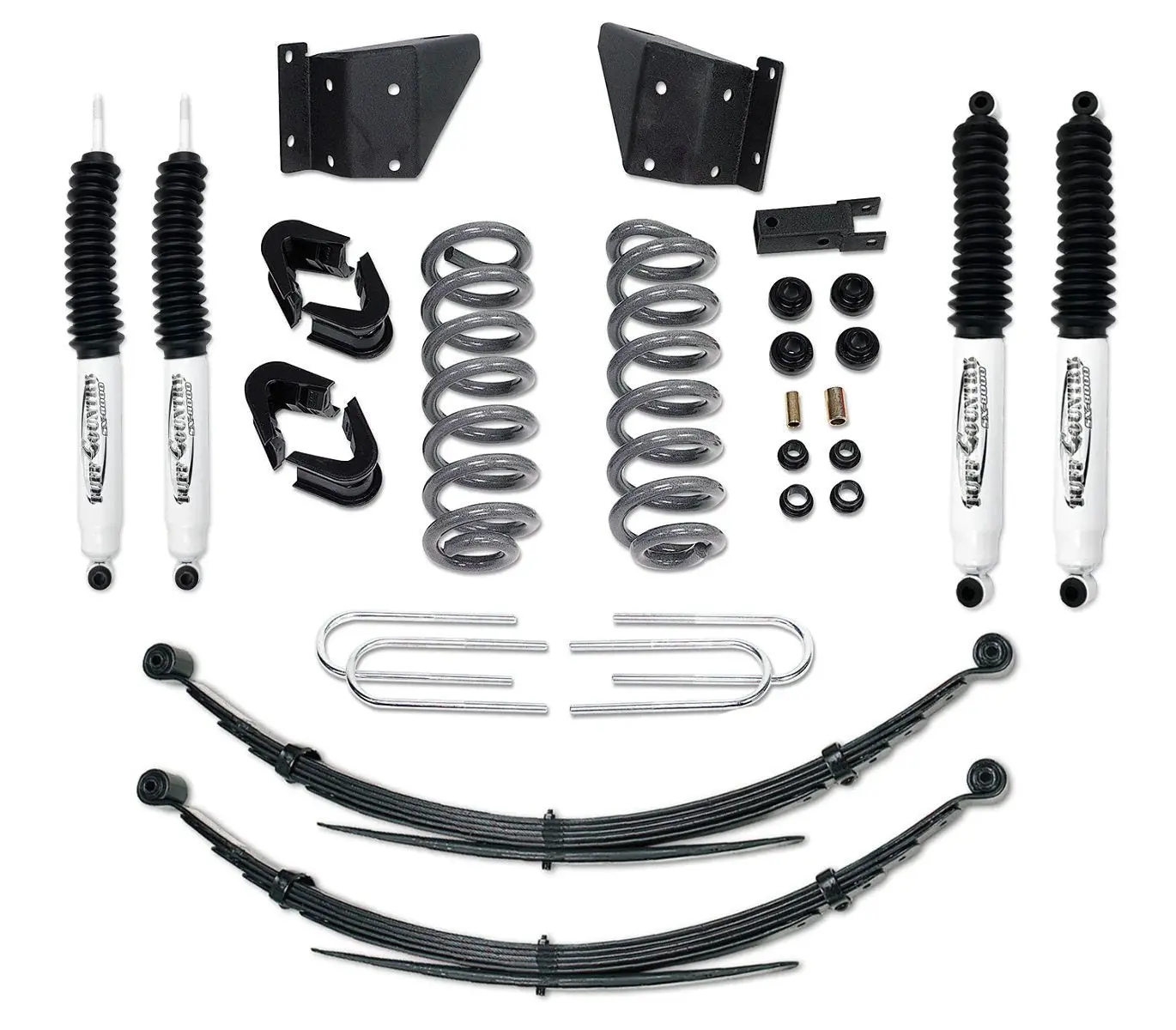 Tuff Country 24717KN 4" Performance Lift Kit with Rear Leaf Springs with SX8000 Shocks