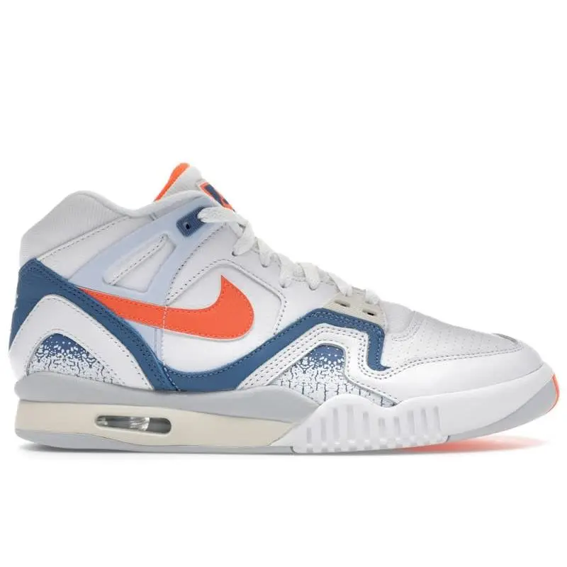 Nike Air Tech Challenge II Stone Blue 2025 Shoes | Men's Retro Tennis Sneakers | Classic Andre Agassi Inspired Footwear with Vintage Design, Leather and Synthetic Upper, Cushioned Midsole, Durable Rubber Outsole, and Iconic 90s Court-to-Street Style