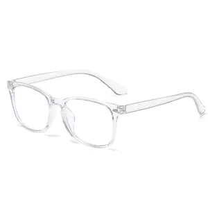Unisex Square Frame Computer Glasses, Retro Eye Protection Sunglasses, Ideal for Daily Wear, Outdoor Cycling, Indoor & Outdoor Use
