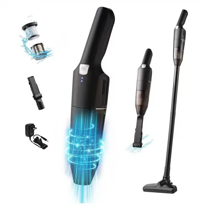 This handheld vacuum cleaner features two powerful suction modes (10–17 kPa) and supports fast charging and long-lasting battery life; it is the latest model designed for cleaning floors, carpets, sofas, and car seats.