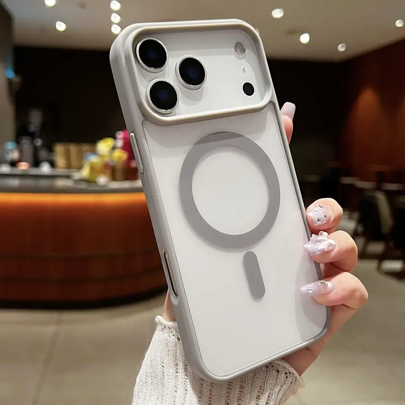 Suitable for iPhone 18Pro Max/17/17 Pro/17Pro Max/apple 17Air 16 15 14 13 12 11Pro Max/Plus XsMax Magnetic Clear Transparent Case Compatible With MagSafeCover