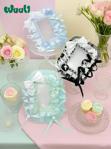 Ins Style Graduation Season Small Gift DIY Handmade Cartoon Lace Two-Dimensional Valley Beauty Card Holder Storage Decoration No Warranty