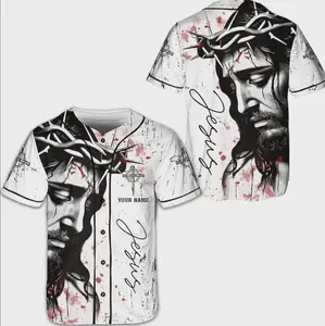 Christian Jesus Forgiven Baseball Jersey Unisex XS-5XL, Jesus Baseball Jersey, Jesus Jersey for Men
