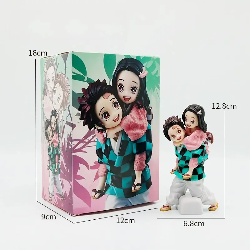 BANDAI Ichiban Kuji Demon Slayer Tanjirou Nezuko Muichirou Immortal Bond Action Figure Toys For Boys Girls Gift Model
