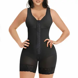 YIANNA #Livestream Fajas Colombianas Shapewear for Women Tummy Control Full Shapewear Butt Lifter with Zipper Crotch