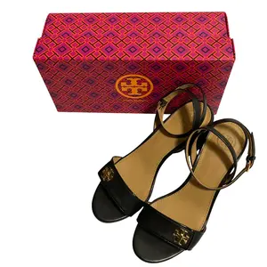 Pre-owned Tory Burch Other Small Leather Goods Turnlock Leather Mule