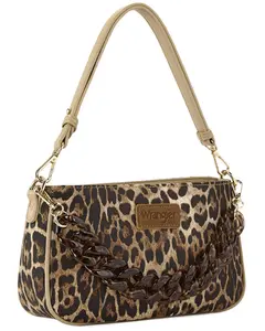 Wrangler Women's Women'S Leopard Print Chain Detail Shoulder Bag - Wg474-8633 Lp